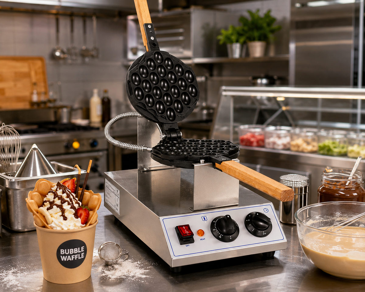 Gaufrier professionnel Bubble Waffle – matériel CHR professionnel JL CHR