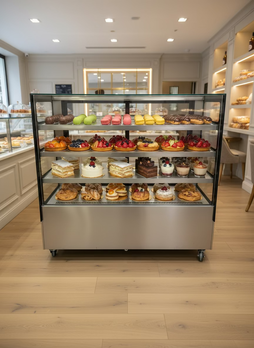 Vitrine réfrigérée pâtisserie JL CHR – 120 cm – matériel CHR professionnel JL CHR