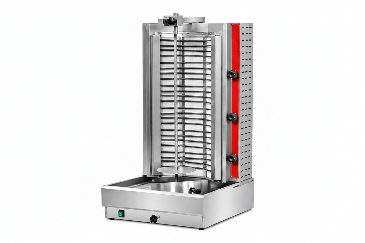 Machine à kebab électrique professionnelle 3 résistances – 9 kW – matériel CHR professionnel JL CHR