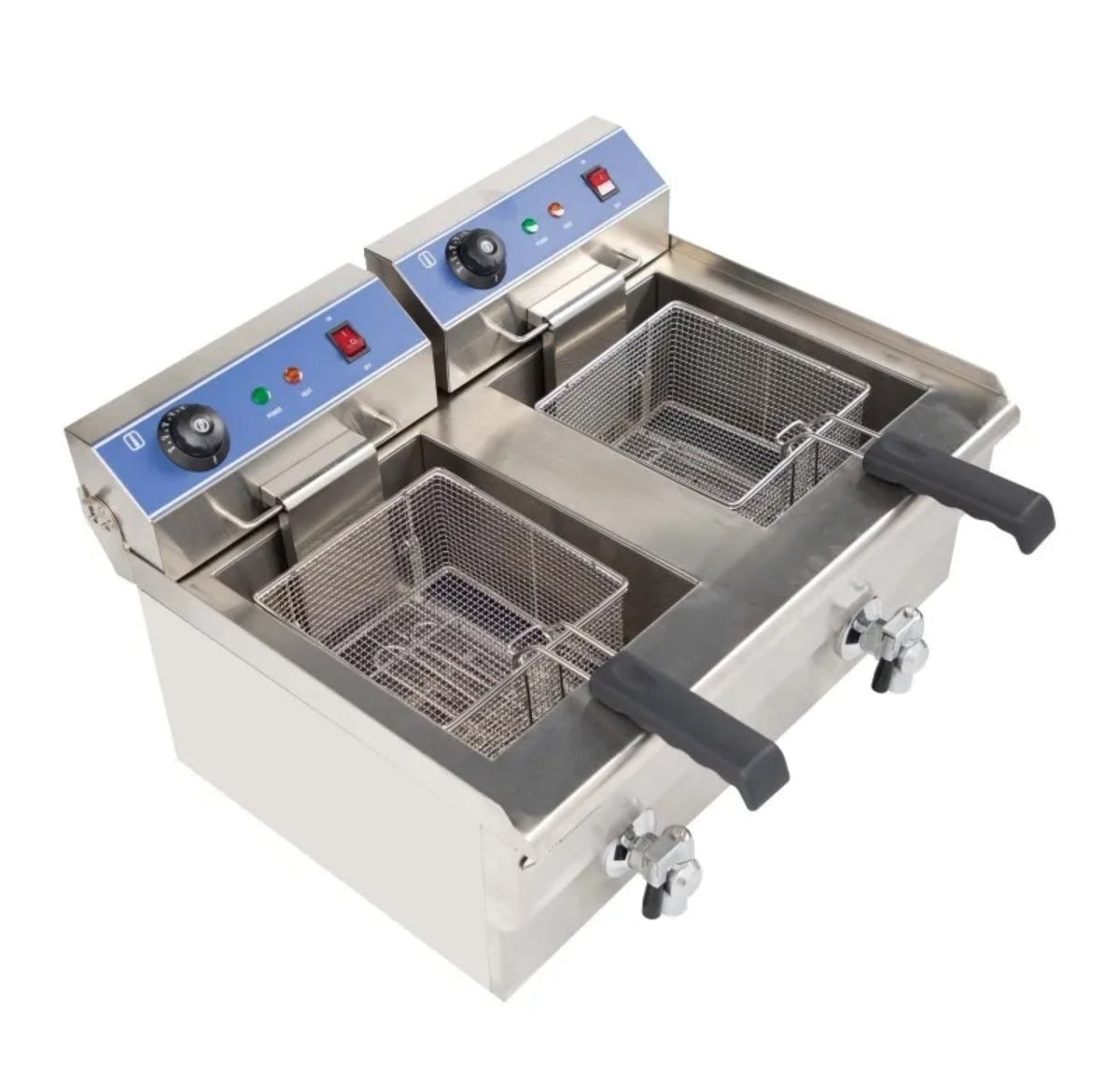 Friteuse électrique  2×10 litres – matériel CHR professionnel JL CHR