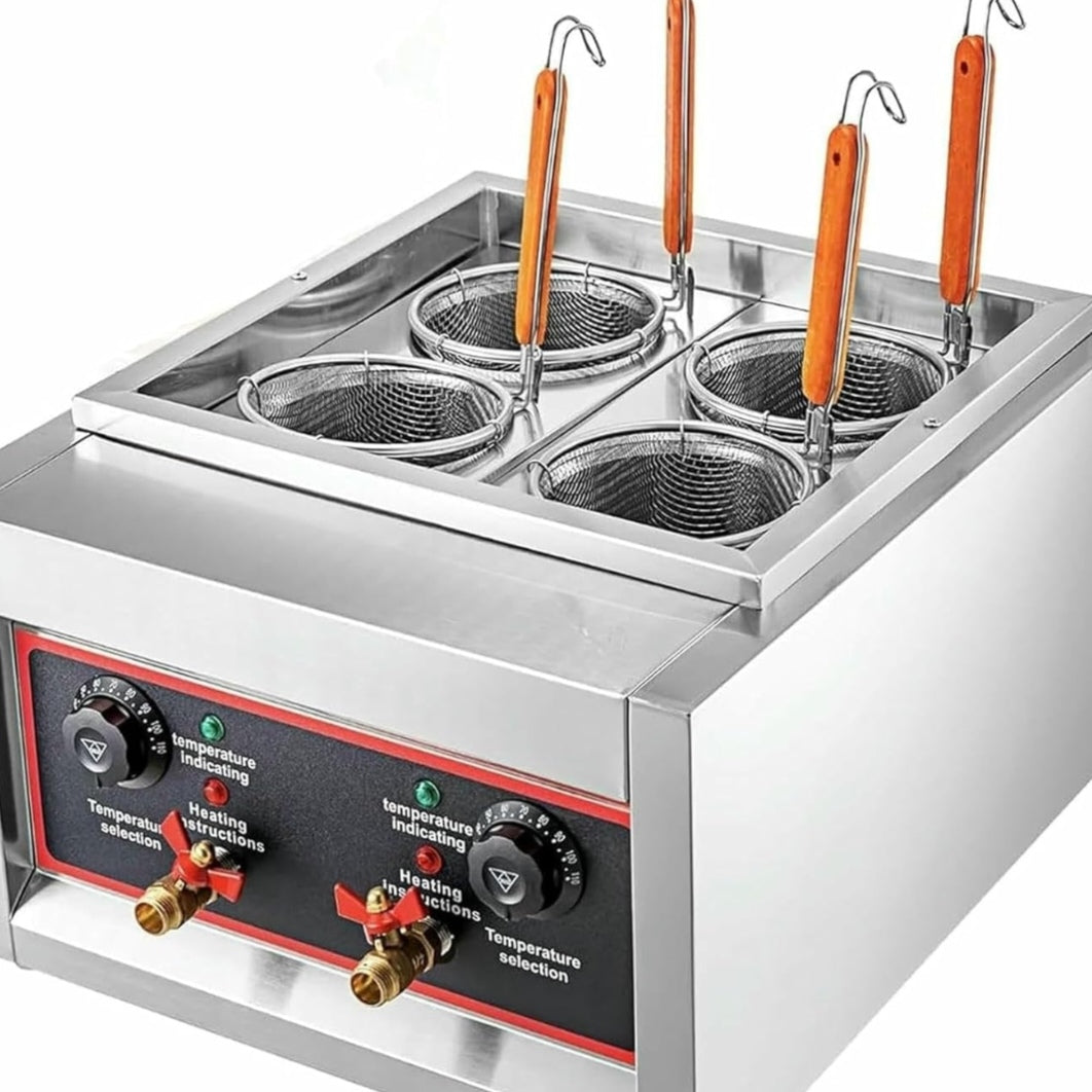 Cuiseur à pâtes électrique professionnel – 4 paniers – matériel CHR professionnel JL CHR