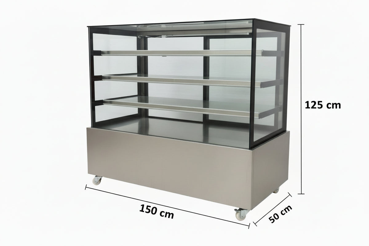 Vitrine réfrigérée pâtisserie 150 cm - JLCHR – matériel CHR professionnel JL CHR