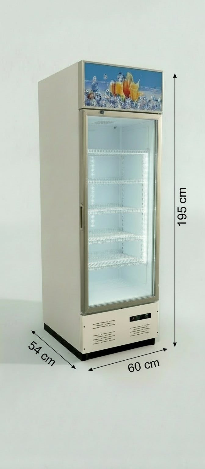 Frigo à boisson froid statique 260 litres affichage digital – matériel CHR professionnel JL CHR