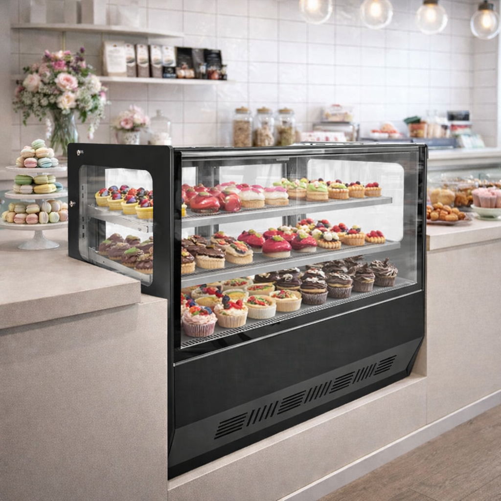Vitrine réfrigérée à gâteau de comptoir – 90 cm  - JLCHR – matériel CHR professionnel JL CHR