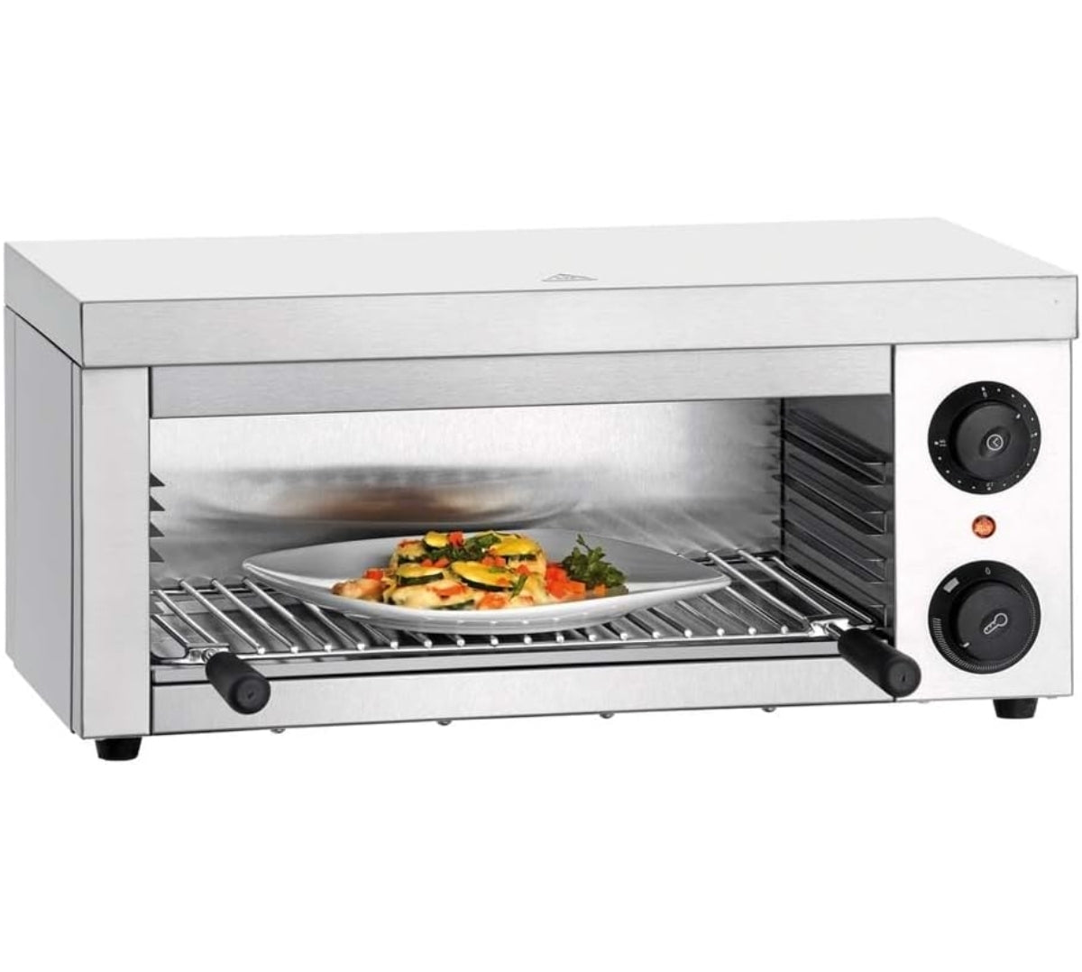 Salamandre électrique professionnelle inox – 2 000 W – matériel CHR professionnel JL CHR