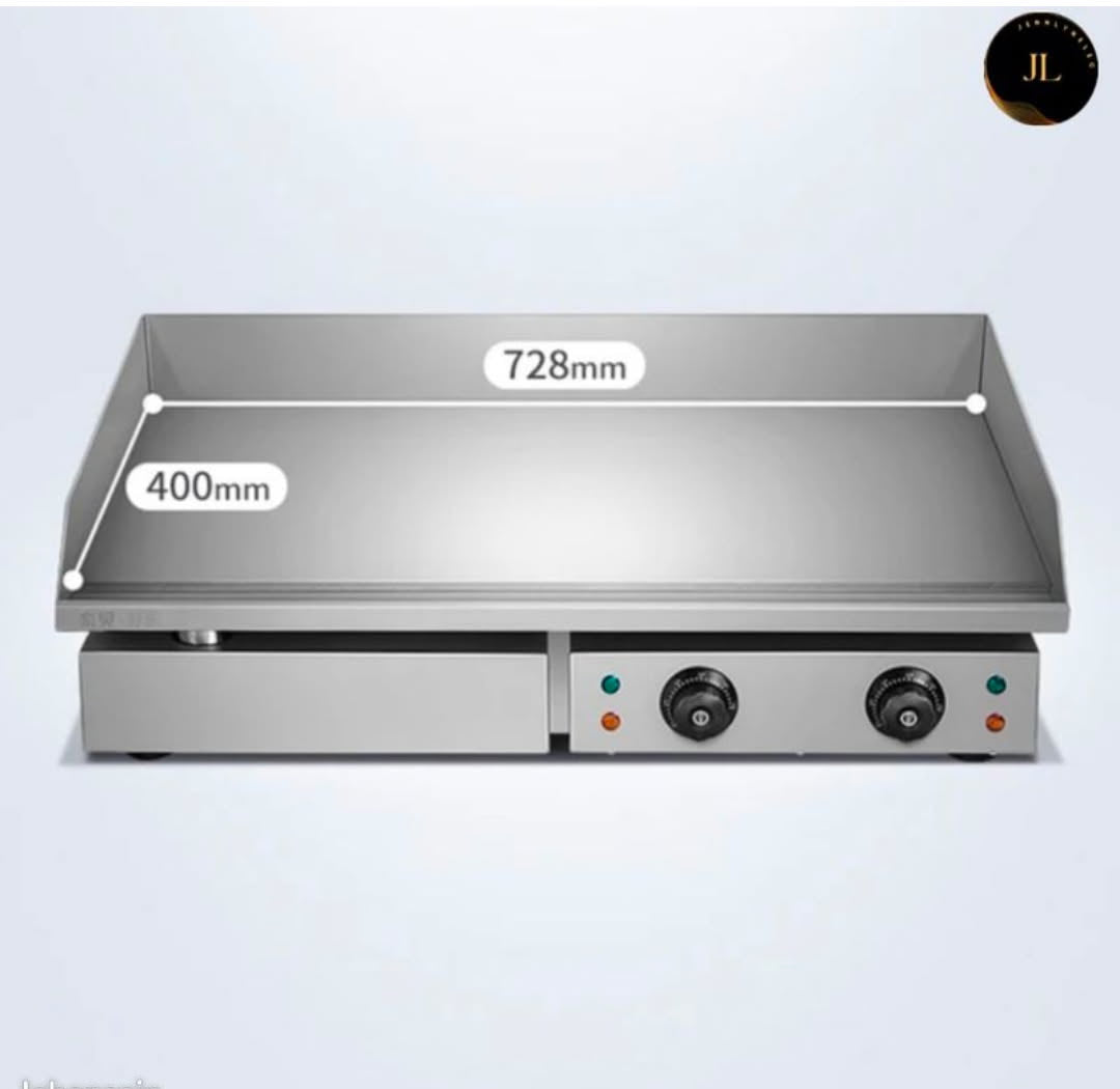 Plancha électrique professionnelle lisse 74,5 cm – 4,4 kW – matériel CHR professionnel JL CHR